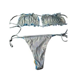 Mermaid Swimwear Blue Scale 2 Piece Bikini NWT size‎ M